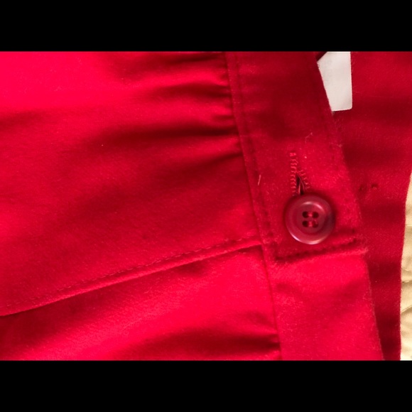 Red Vintage Pendleton Wool Pencil Skirt - Picture 4 of 4